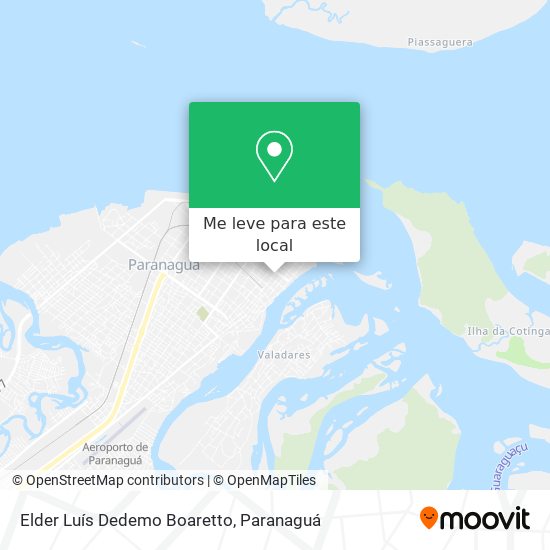 Elder Luís Dedemo Boaretto mapa