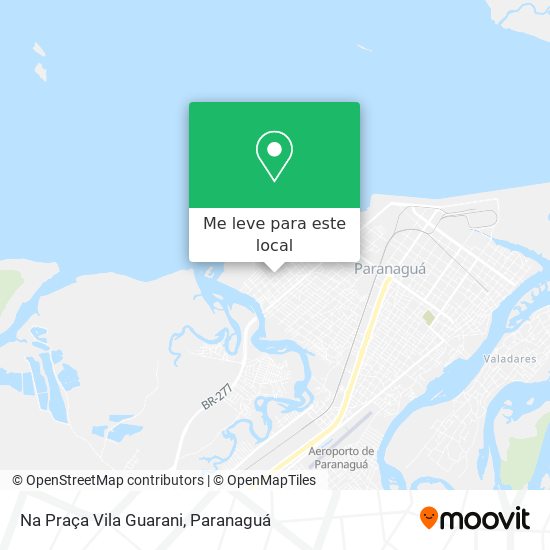 Na Praça Vila Guarani mapa