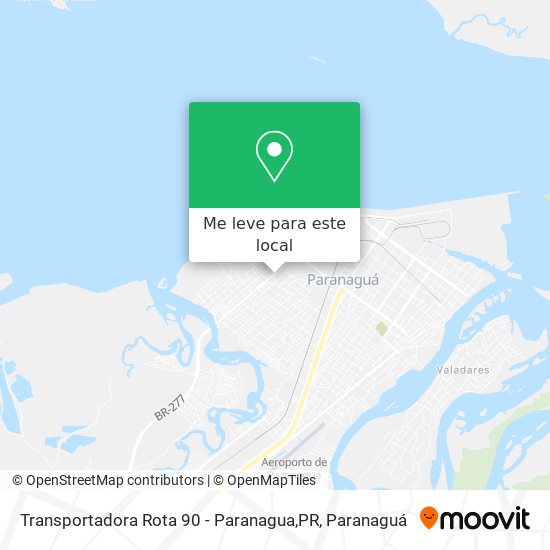 Transportadora Rota 90 - Paranagua,PR mapa