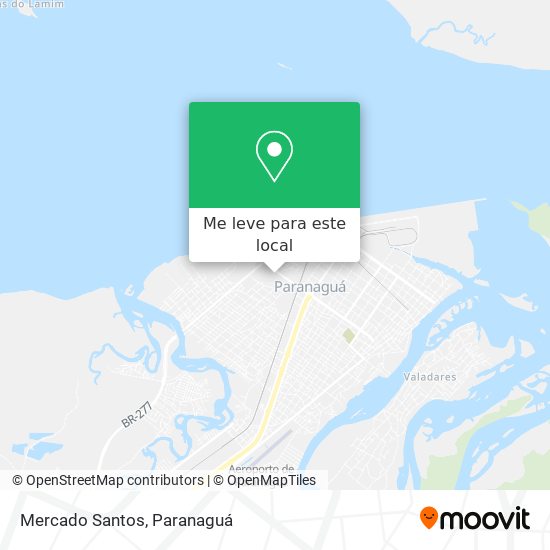 Mercado Santos mapa