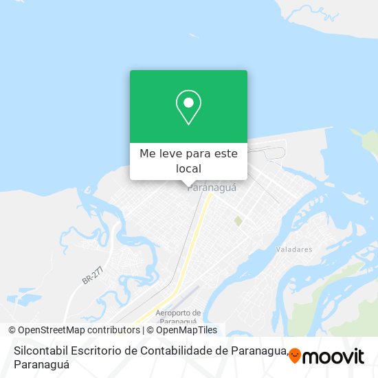 Silcontabil Escritorio de Contabilidade de Paranagua mapa