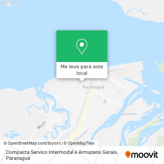 Compacta Servico Intermodal e Armazens Gerais mapa
