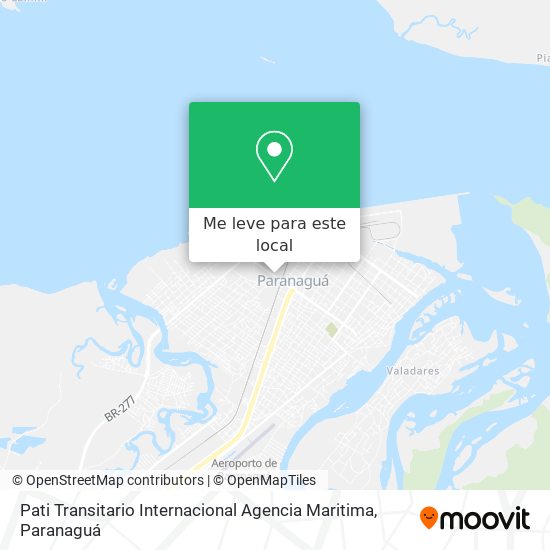 Pati Transitario Internacional Agencia Maritima mapa