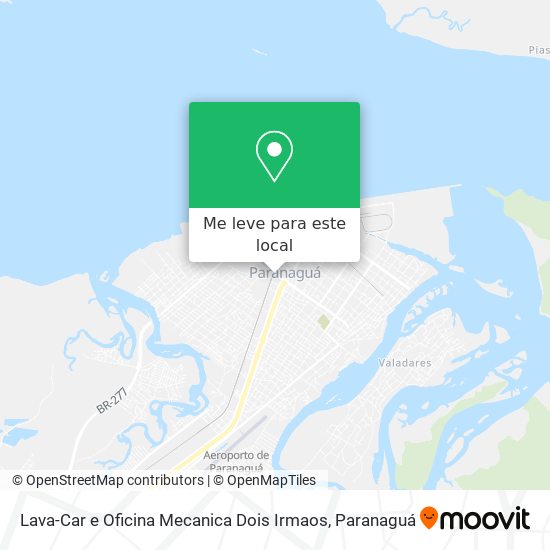 Lava-Car e Oficina Mecanica Dois Irmaos mapa