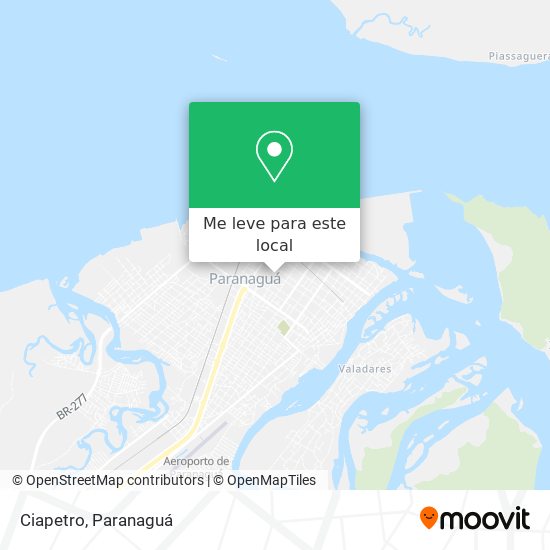 Ciapetro mapa
