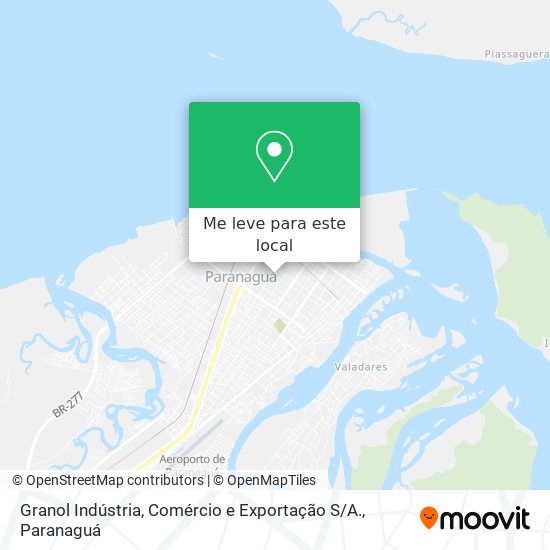 Granol Indústria, Comércio e Exportação S / A. mapa