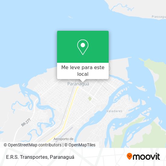 E.R.S. Transportes mapa