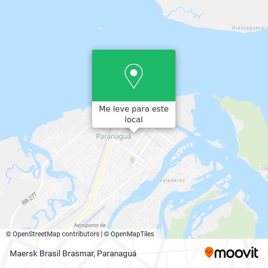 Maersk Brasil Brasmar mapa