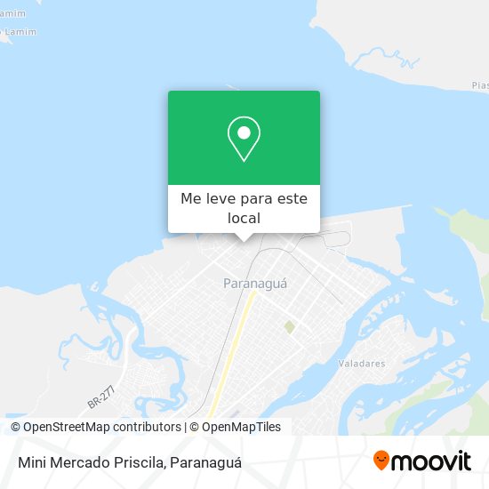 Mini Mercado Priscila mapa