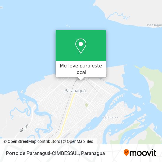 Porto de Paranaguá-CIMBESSUL mapa