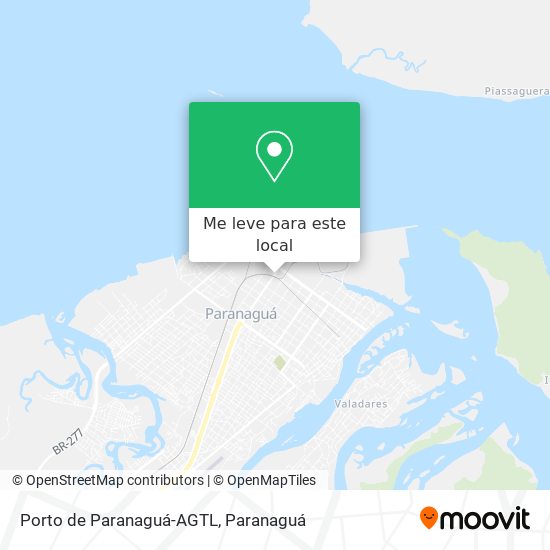 Porto de Paranaguá-AGTL mapa