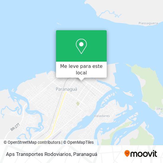 Aps Transportes Rodoviarios mapa