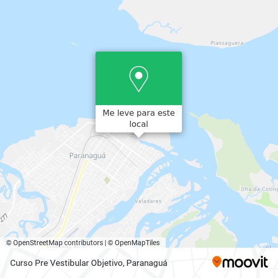 Curso Pre Vestibular Objetivo mapa