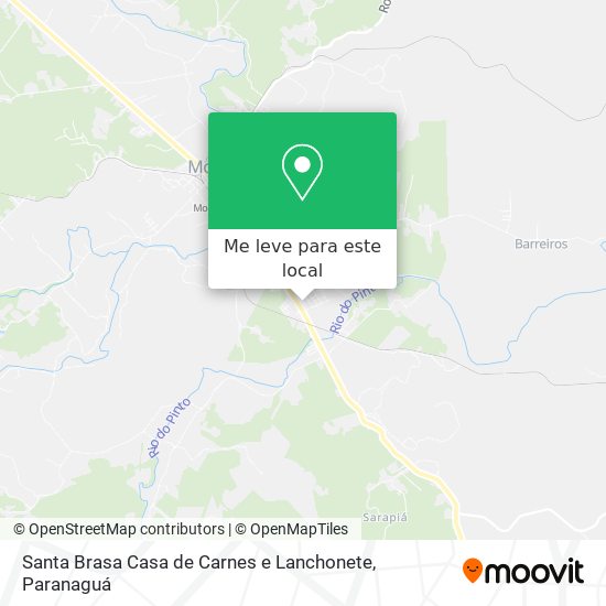 Santa Brasa Casa de Carnes e Lanchonete mapa