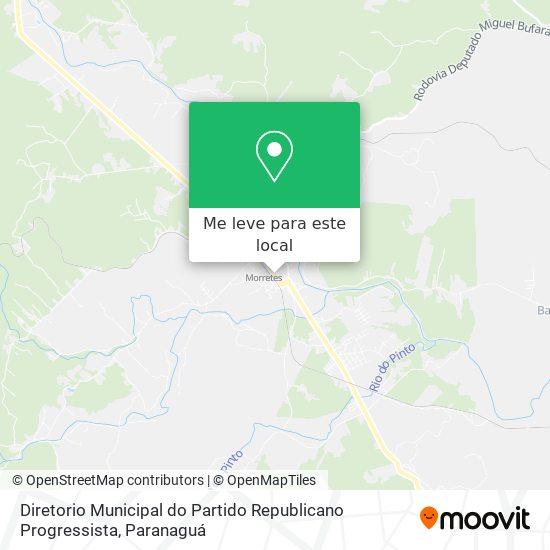 Diretorio Municipal do Partido Republicano Progressista mapa