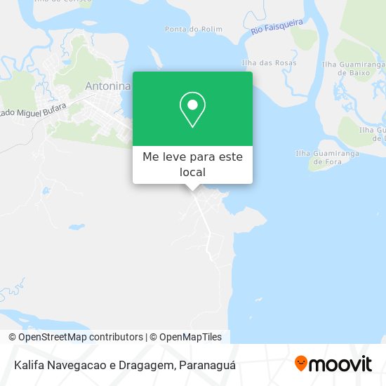 Kalifa Navegacao e Dragagem mapa