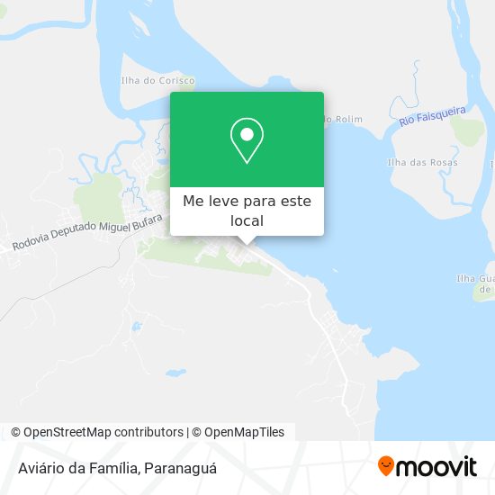 Aviário da Família mapa