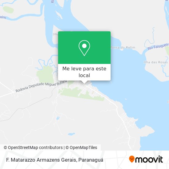 F. Matarazzo Armazens Gerais mapa