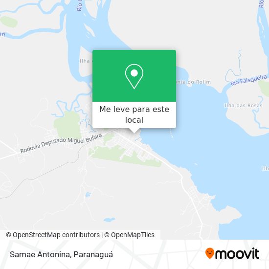 Samae Antonina mapa