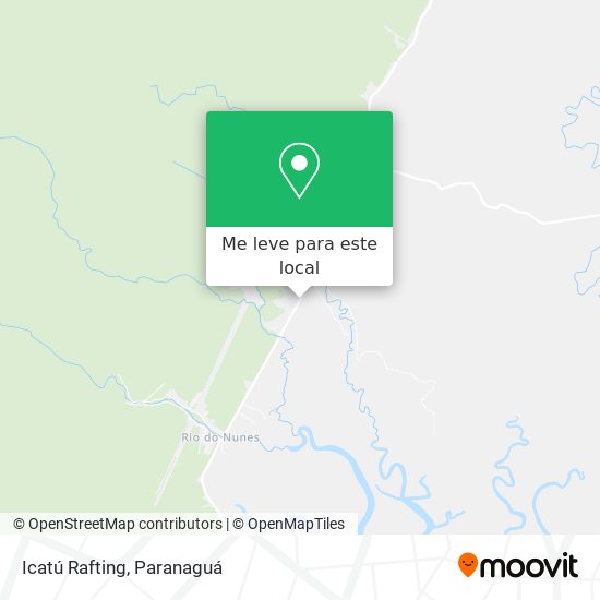 Icatú Rafting mapa