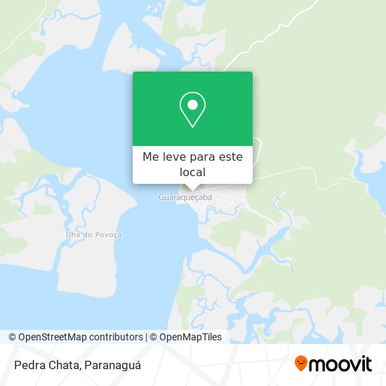 Pedra Chata mapa