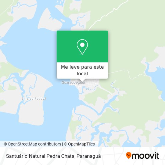 Santuário Natural Pedra Chata mapa