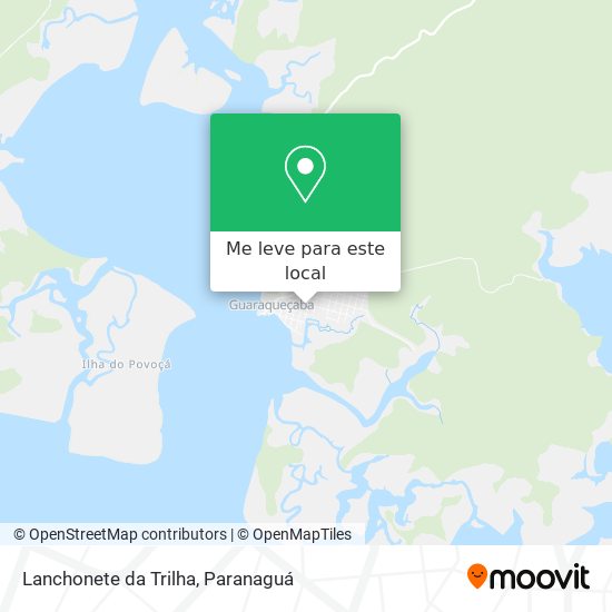 Lanchonete da Trilha mapa