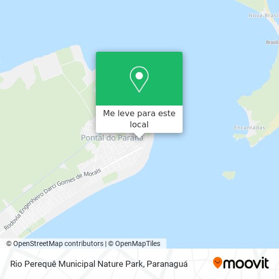 Rio Perequê Municipal Nature Park mapa