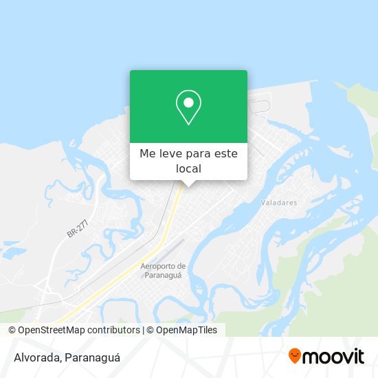 Alvorada mapa