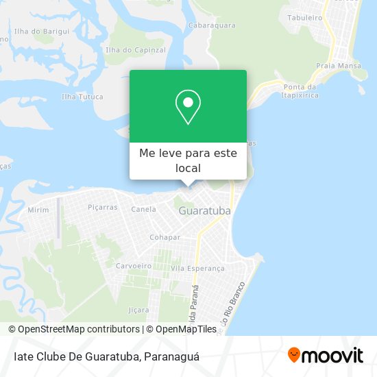 Iate Clube De Guaratuba mapa