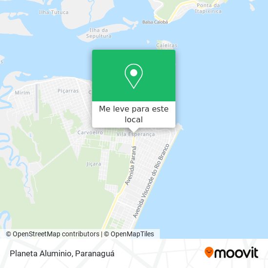 Planeta Aluminio mapa