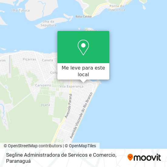 Segline Administradora de Servicos e Comercio mapa