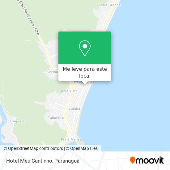 Hotel Meu Cantinho mapa