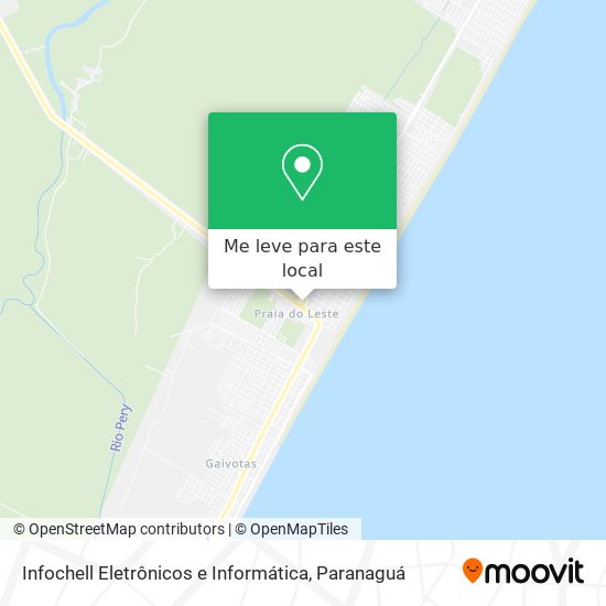 Infochell Eletrônicos e Informática mapa