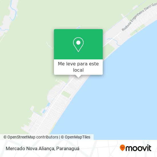 Mercado Nova Aliança mapa
