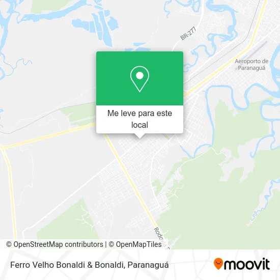 Ferro Velho Bonaldi & Bonaldi mapa