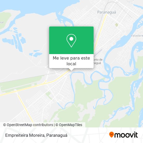 Empreiteira Moreira mapa