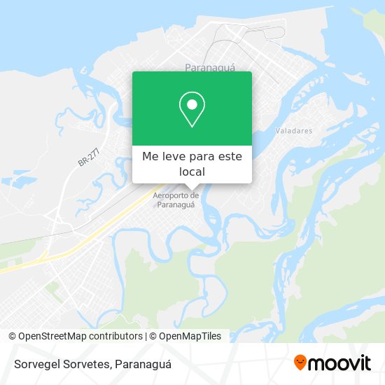 Sorvegel Sorvetes mapa