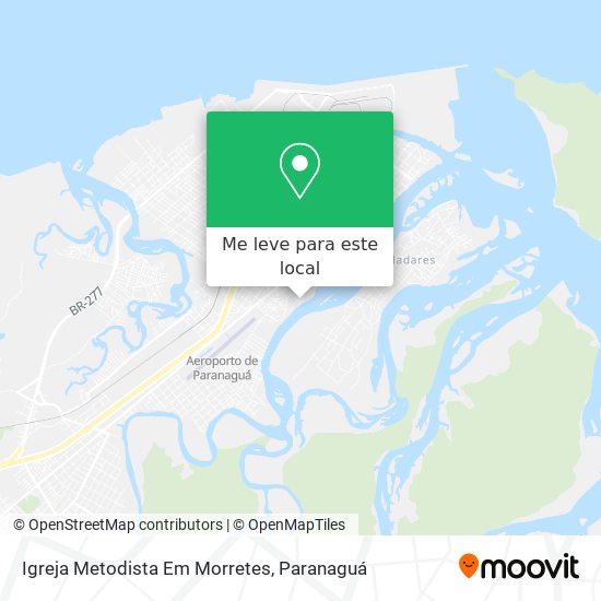 Igreja Metodista Em Morretes mapa