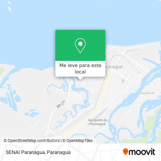 SENAI Paranágua mapa