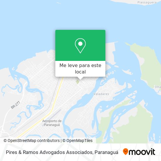 Pires & Ramos Advogados Associados mapa