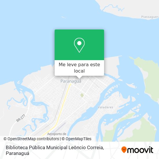 Biblioteca Pública Municipal Leôncio Correia mapa