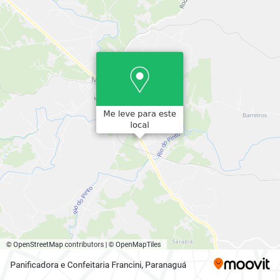 Panificadora e Confeitaria Francini mapa