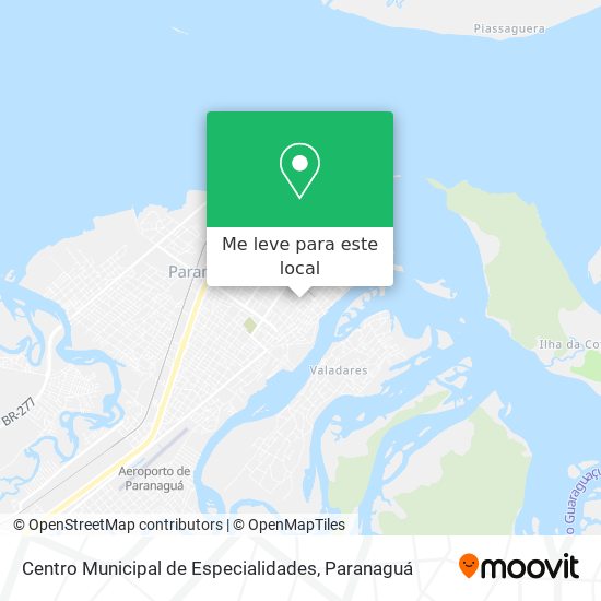 Centro Municipal de Especialidades mapa