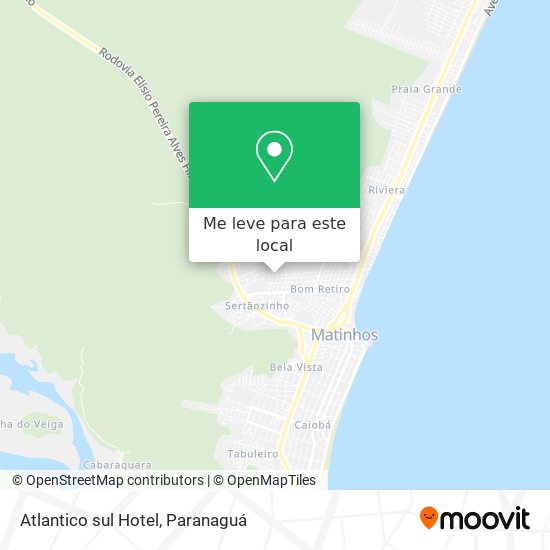 Atlantico sul Hotel mapa