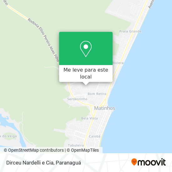 Dirceu Nardelli e Cia mapa