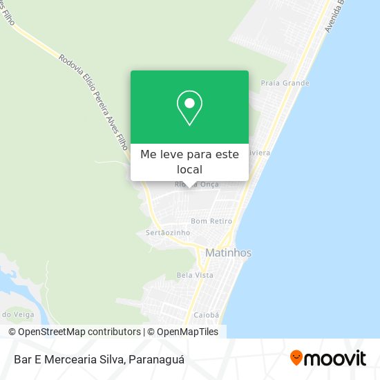 Bar E Mercearia Silva mapa