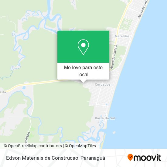 Edson Materiais de Construcao mapa