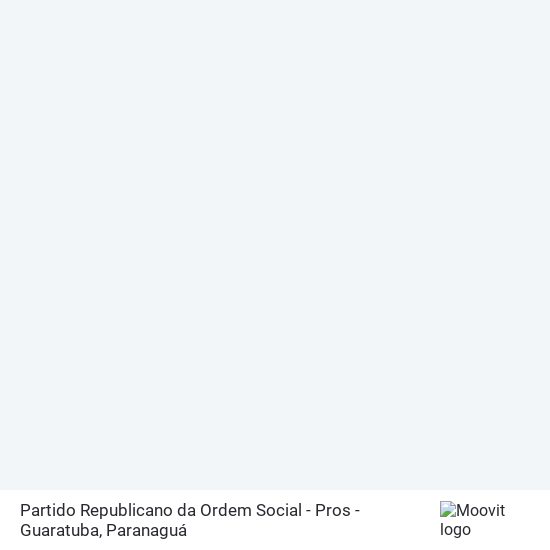 Partido Republicano da Ordem Social - Pros - Guaratuba mapa