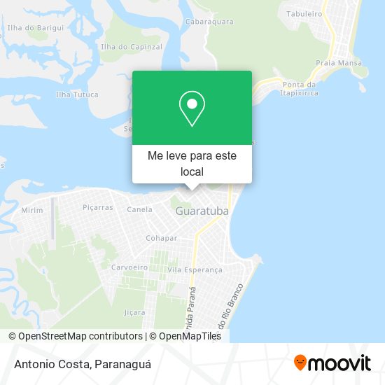 Antonio Costa mapa